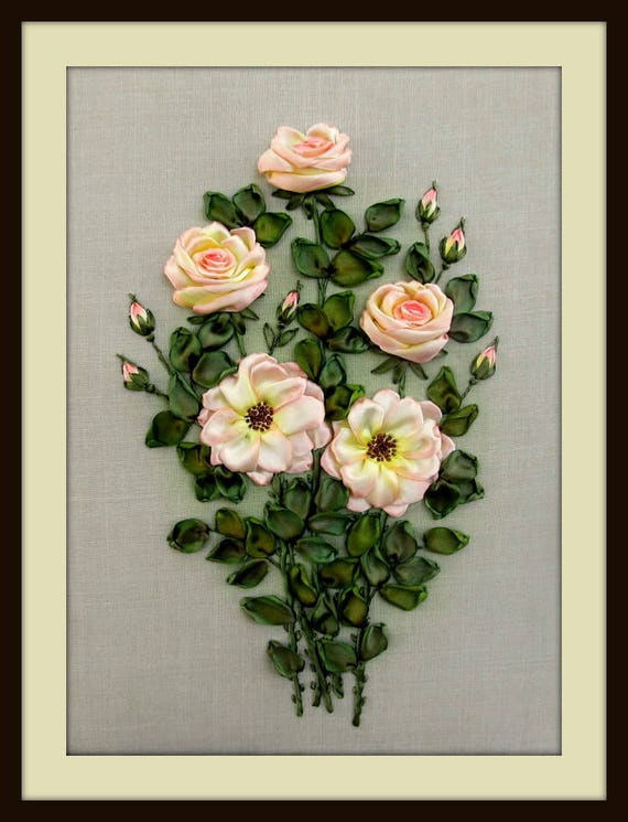 Ribbon Embroidery Roses Designs Ribbon Embroidery Roses Designs