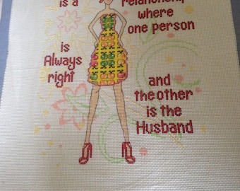 Finished Cross Stitch