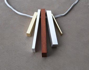 Minimalist Necklace Statement Necklace Elemental Series III