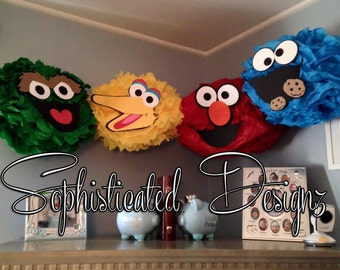 Sesame Street Character Pom Poms High Quality