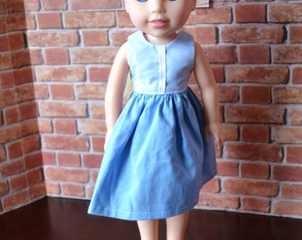 14.5 inch Doll Clothes - Everyday Princess Dress - Ella - Wardrobe Staple - Small Doll - fits Wellie Wisher Dolls - MADE TO ORDER