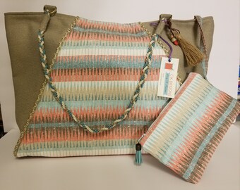 Fabric Purse Shoulder Bag Tote Bag