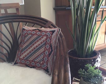 Vintage Woven Decorative Pillow