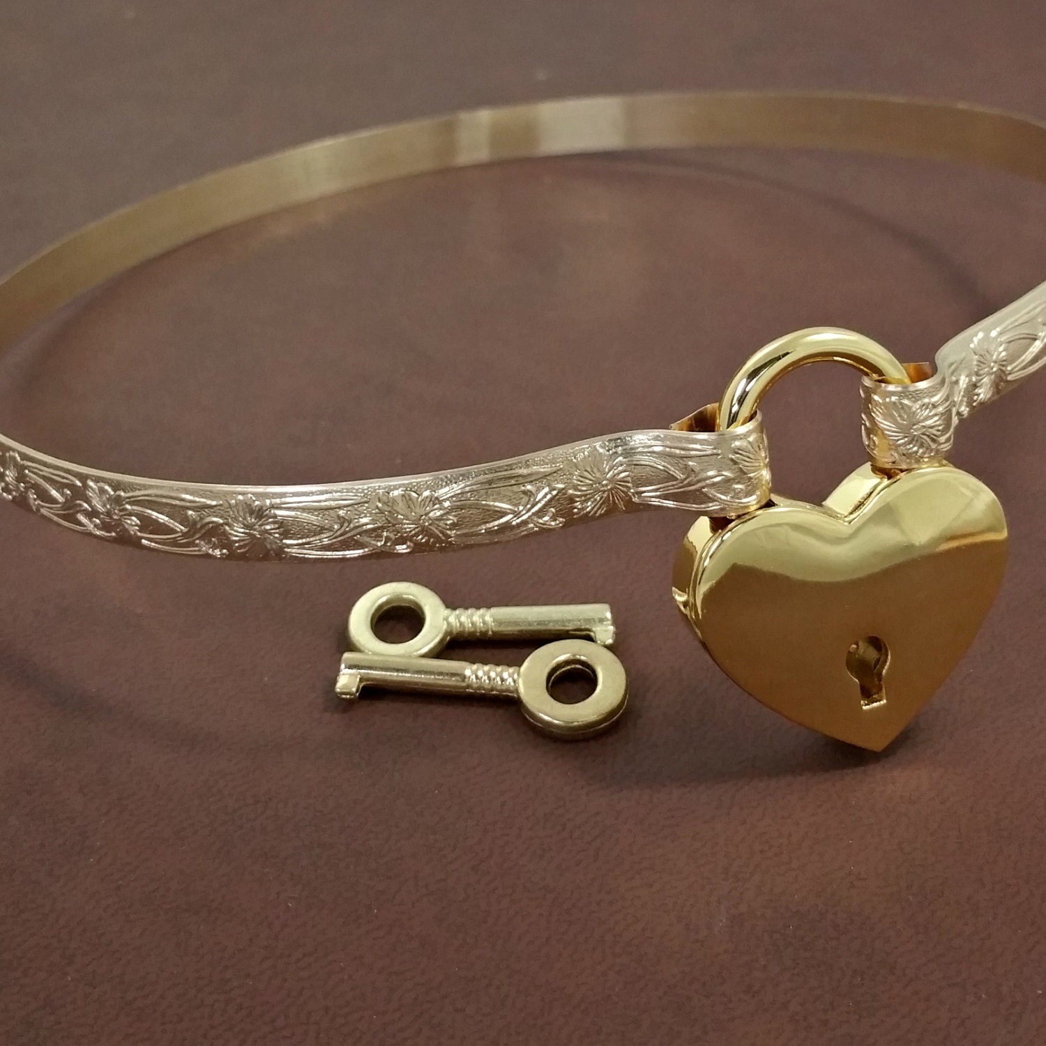 Submissive Locking Day Collar 14k GoldFilled Soft & Sweet