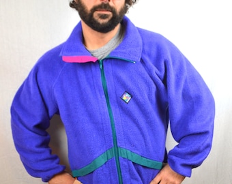 Vintage 80s Purple Ski Fleece - Woolrich