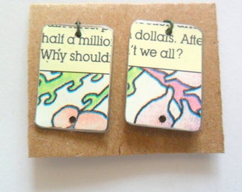 Reclaimed Upcycled Candy Tin Earring Findings