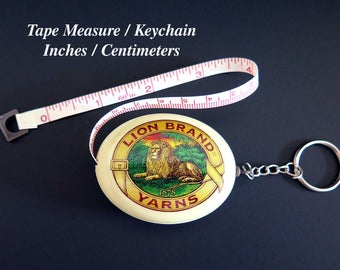 Tape Measure Keychain Lion Brand Yarns Craft Supplies