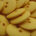 Plain Yellow Buttons 18mm 24 pieces