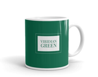 Viridian Green - Artist Colour Pigment Mug