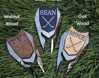 Personalized Engraved Golf Ball Marker Divot Tool,Fathers Day Golf Gifts for Men Boyfriend Birthday Gift for Dad Husband,Anniversary Gift