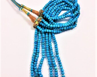 Turquoise Faceted Round Balls Tuquoise Round Beads Faceted beads Brown Beads Turquoise Beads Strand 3 mm round balls Beads