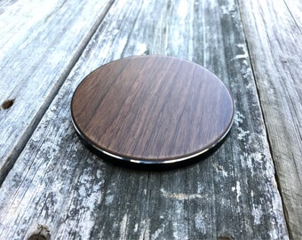 Wireless Charging Station (Circle) - Wood