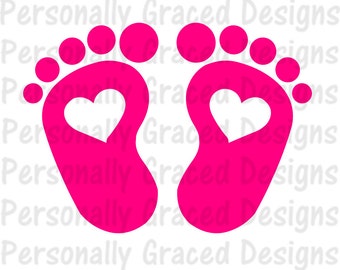 Download Baby footprint svg | Etsy