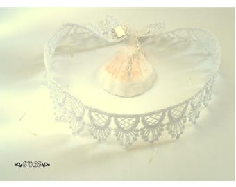 Lace Choker, Choker Necklace, Lace Necklace, White Lace Choker, White Diamond Lace Choker, Victorian Choker, Gothic Choker, Gift for her