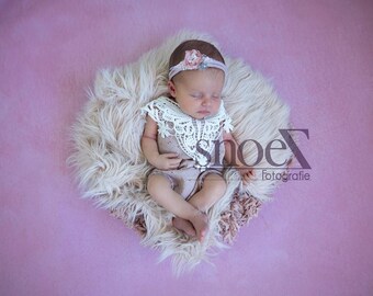 Romper set "Mauve"newborn girl