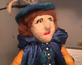 Ooak Martha Minnama the blue witch Layaway avaliable