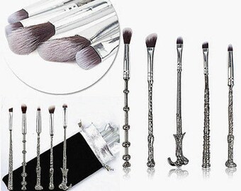 Harry Potter Wand Thread Make Up Brushes Set Face Concealer Foundation Makeup Powder Brush