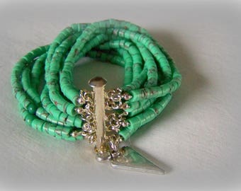 MULTI STRAND BRACELET .... turquoise