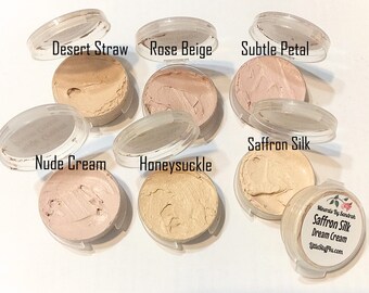 DREAM CREAM Creamy Mineral Foundation - Natural Cream Makeup Concealer - Gluten Free