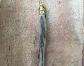 Teardrop Driftwood Necklace