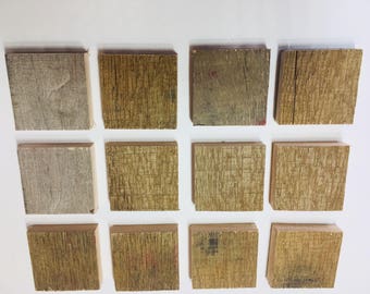 Reclaimed oak craft blocks