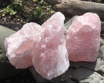 Raw Rose Quartz