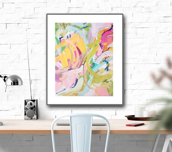 Abstract prints Large Wall Art Print Watercolor Abstract