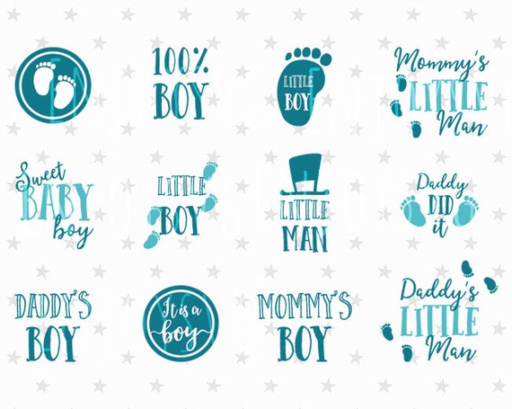 Baby boy SVG Bundle New Baby svg Bundle Baby Boy svg Baby svg