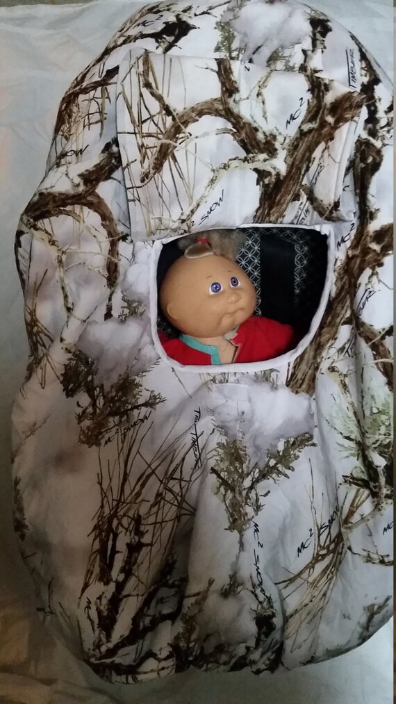 Snow True Timber Mc2 Camo RealTree Baby Carrier Cozy Cover Up