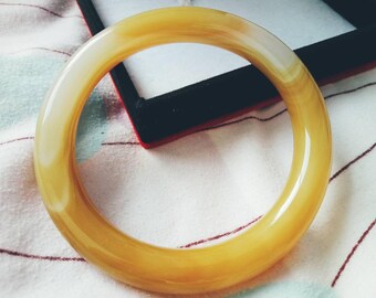 Chinese orange agate jade Bracelet