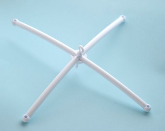 plastic mobile hanger, crib mobile frame, nursery hanger, diy mobile