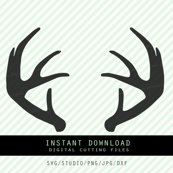 Download Deer antlers Svg PngJPG DXF cutting file Cricut silhouette