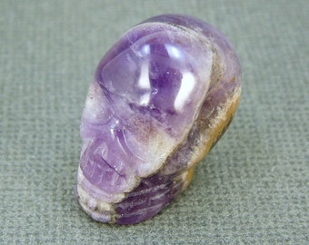 Skull Bead--Amethyst Skull Bead