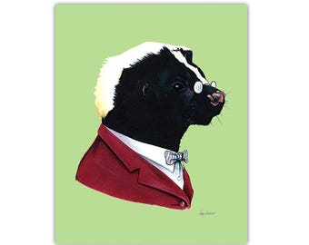 Mr. Skunk print 5x7