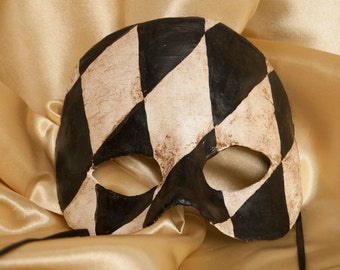 Herlequin Half-Mask