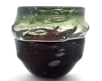 Texture Bowls- hand blown glass, free hand sculpted, sculpture, incalmo bowl, texture, tansparent, optics, shadows, texture