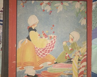 Vintage Sugar Plum Tree and Other Verses 1930 Eugene Field hardcover book Fern Bisel Peat