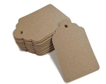 Kraft Cardstock Tags, Craft Tags, Brown Kraft Hang Tags, Blank Paper Tags, Craft Paper Gift Tags, Pick Quantity