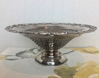 Vintage Silver Plate Basket