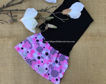 Double ruffle pink Minnie Capri leggings - size 6/6x