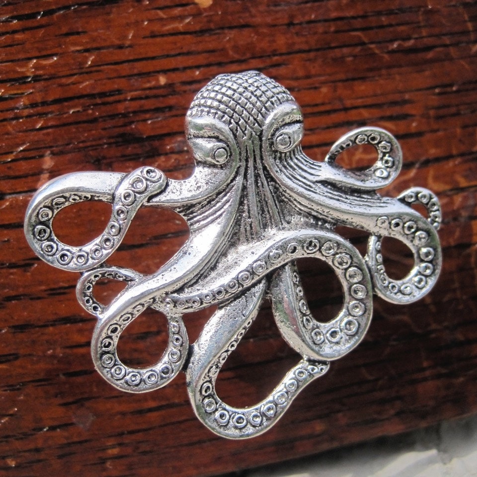 octopus drawer knobs octopus cabinet knobs nautical drawer