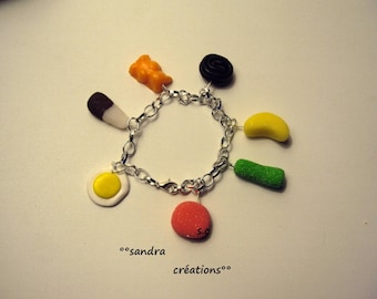 Candy candy charm bracelet