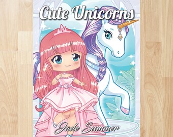 Cute Unicorns by Jade Summer (Coloring Books, Coloring Pages, Adult Coloring Books, Adult Coloring Pages, Coloring Books for Adults)