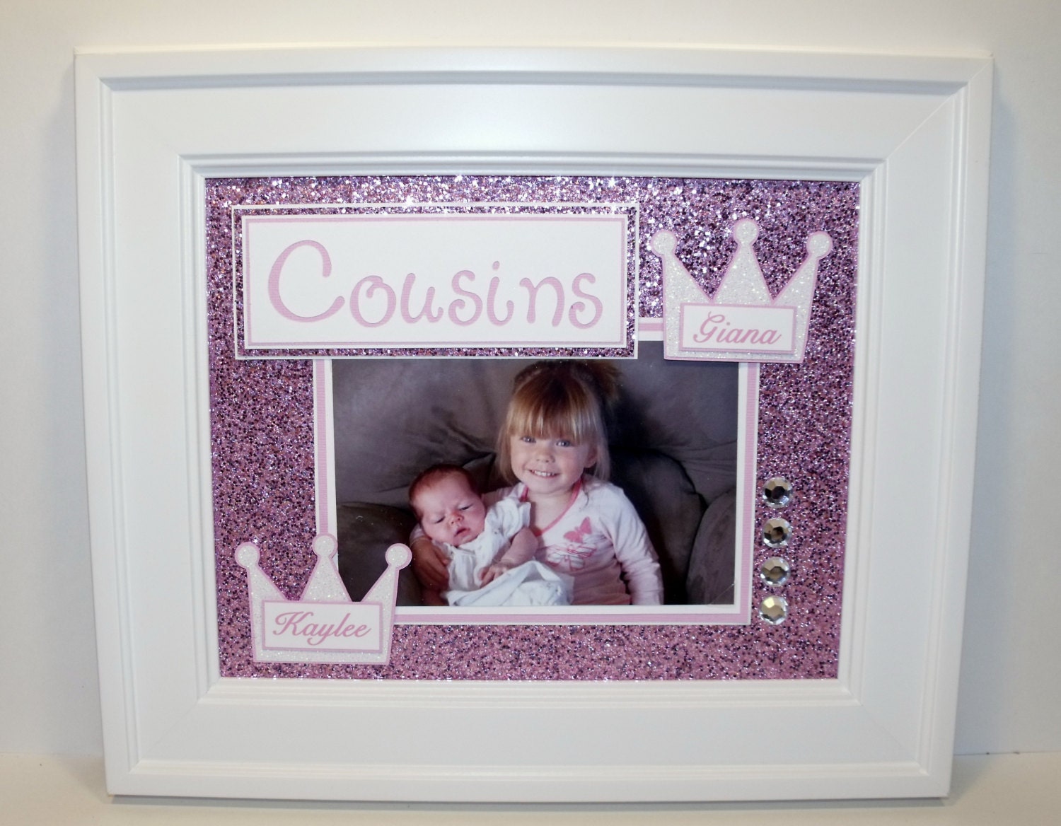 Personalized Cousins Picture Frame 8x10 Deluxe Frame
