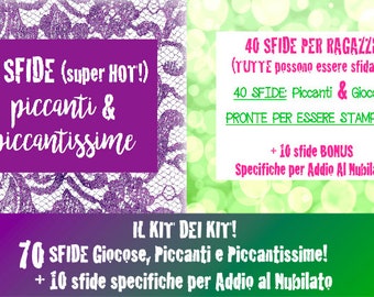 70 Challenges! (+ 10 Specific bachelorette party bonuses)