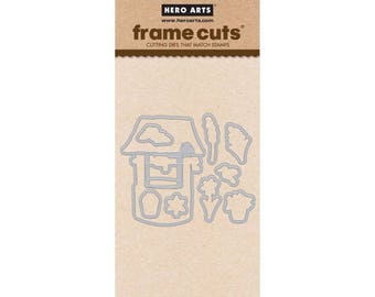 Hero Arts: DI480 Wishing Well Frame Cuts ( C), Stamping, Die, 2018 Spring Catalog, Paper Crafting, Scrapbooking, Cardmaking