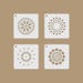 Mandala Motives Mini Stencil Set