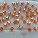 Swarovski #5301 Crystal Sun AB Bicone Faceted Beads 4mm 6mm