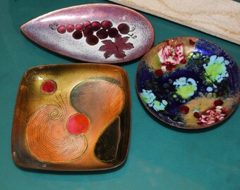 Set of Mid Century Trinket Trays