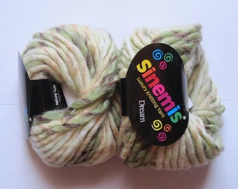 5 balls 50 gr big wool Sinemis Dream pastel 85032